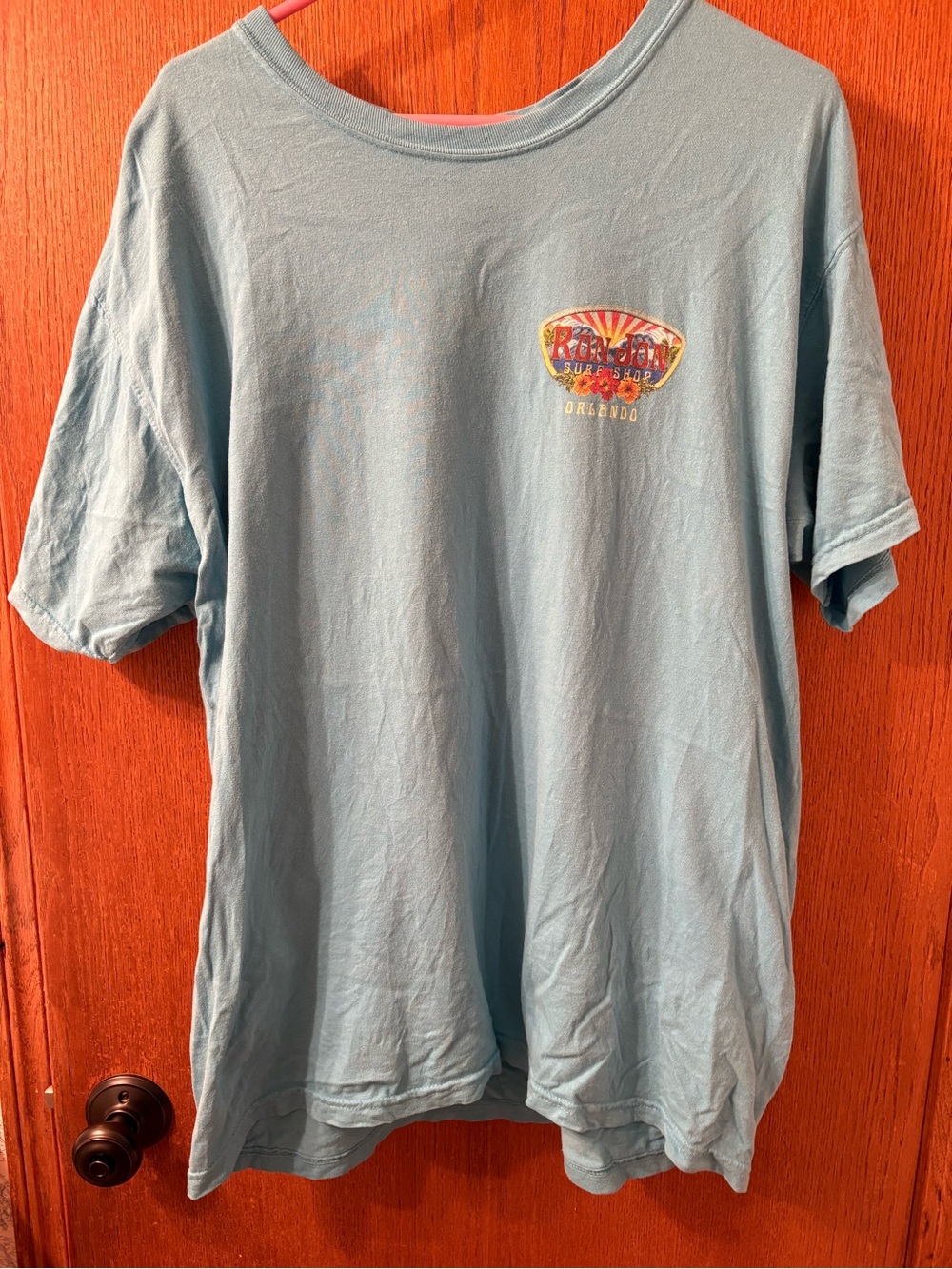 Ron Jon Surf Shop Orlando aqua tee Women L EUC